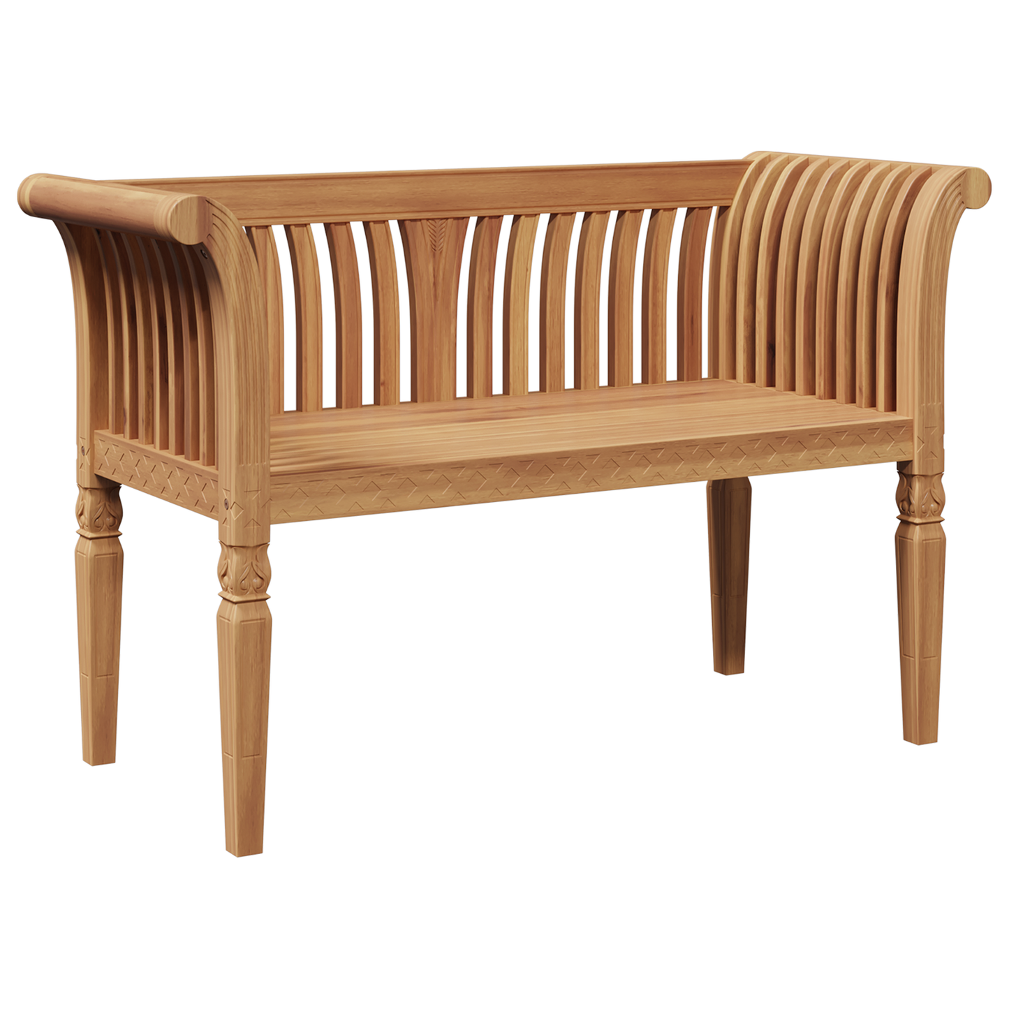 Garden Bench 127.5x52x80 cm Solid Wood Teak