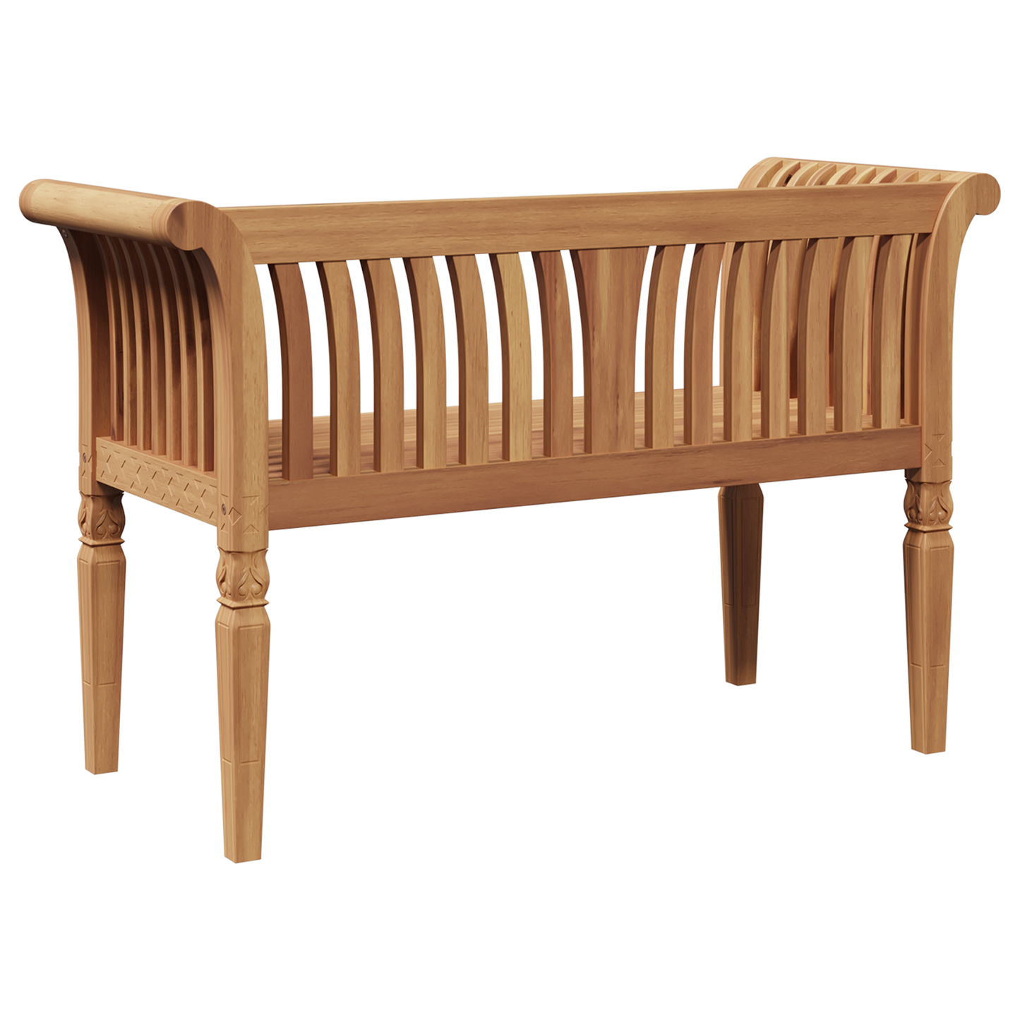 Garden Bench 127.5x52x80 cm Solid Wood Teak