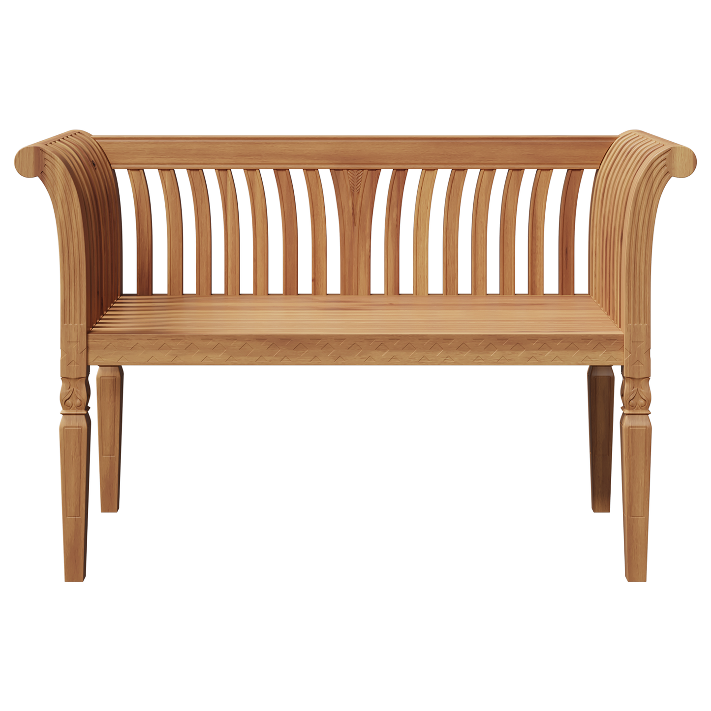 Garden Bench 127.5x52x80 cm Solid Wood Teak