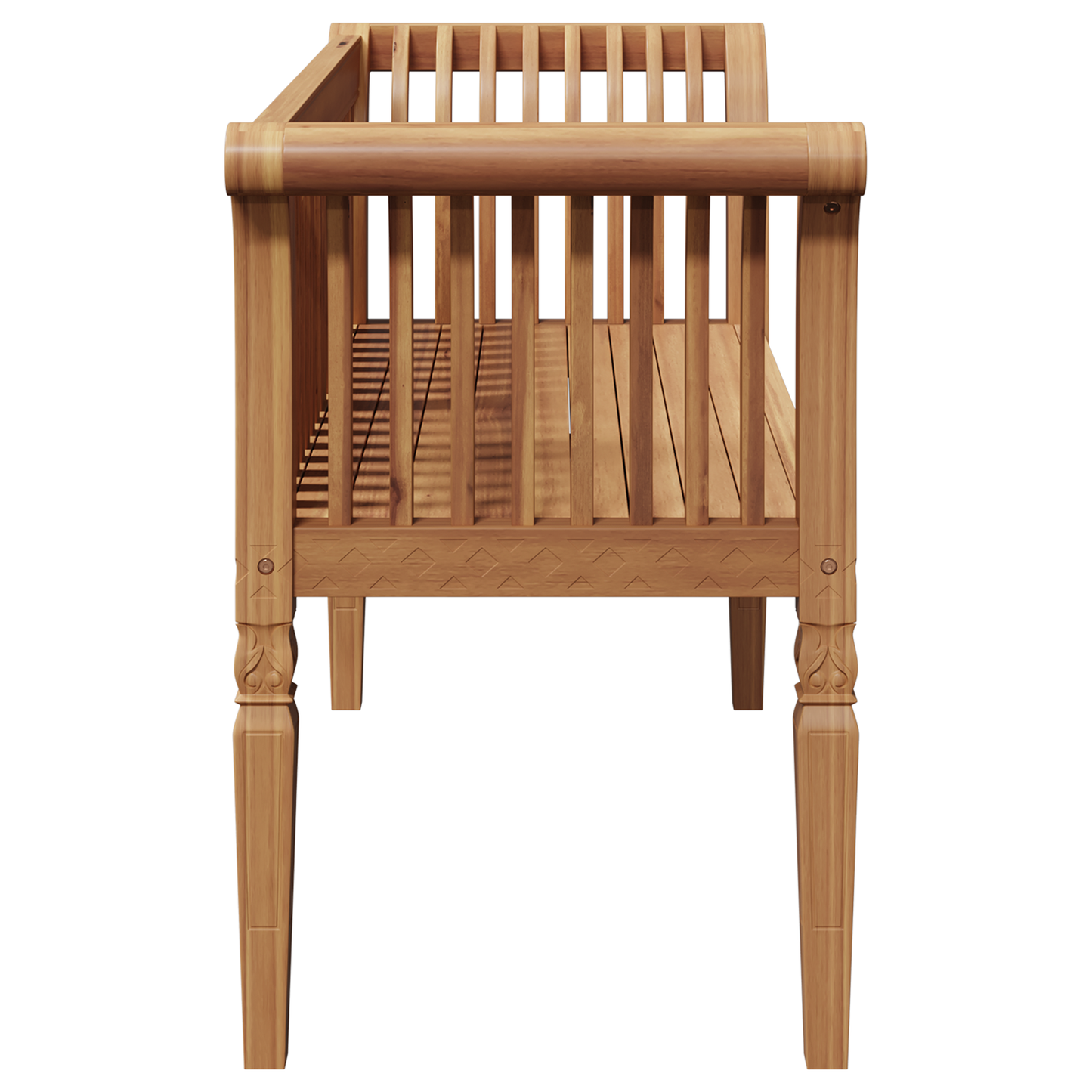 Garden Bench 127.5x52x80 cm Solid Wood Teak