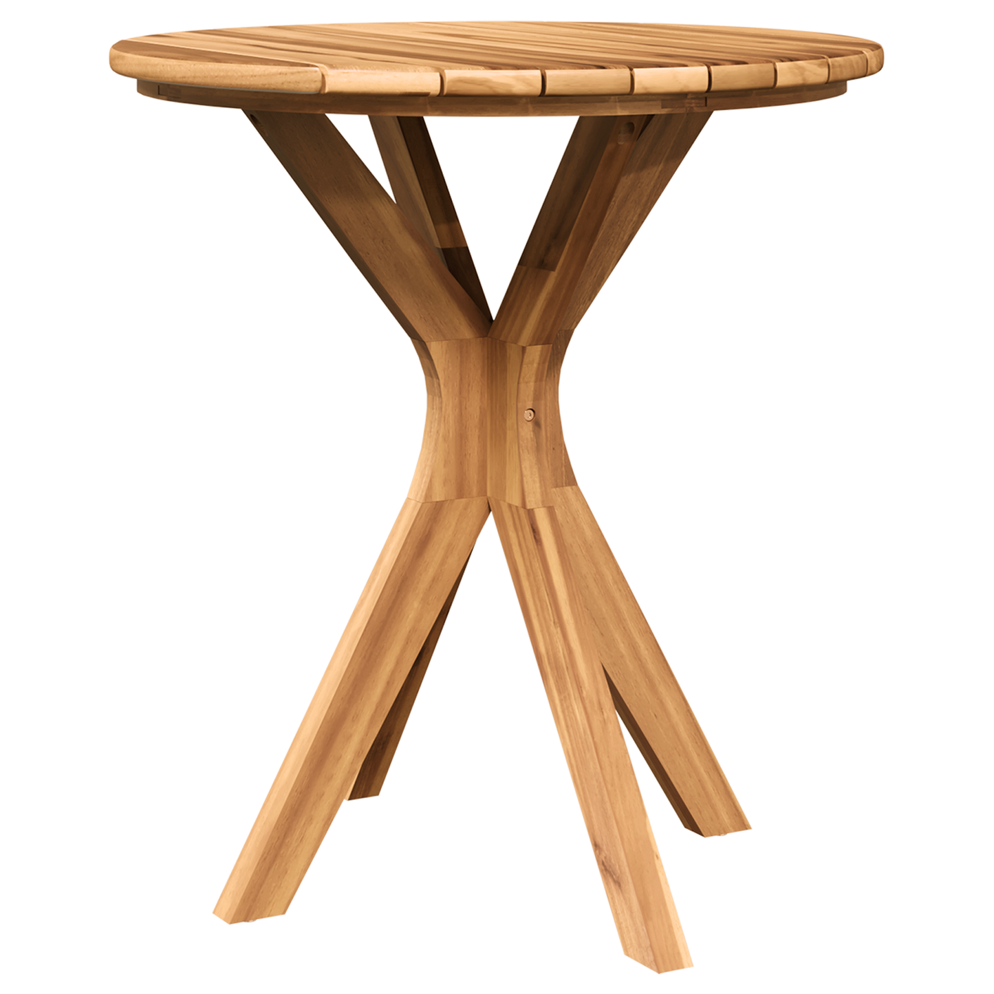 Garden Bistro Table Ø70x75 cm Solid Wood Teak