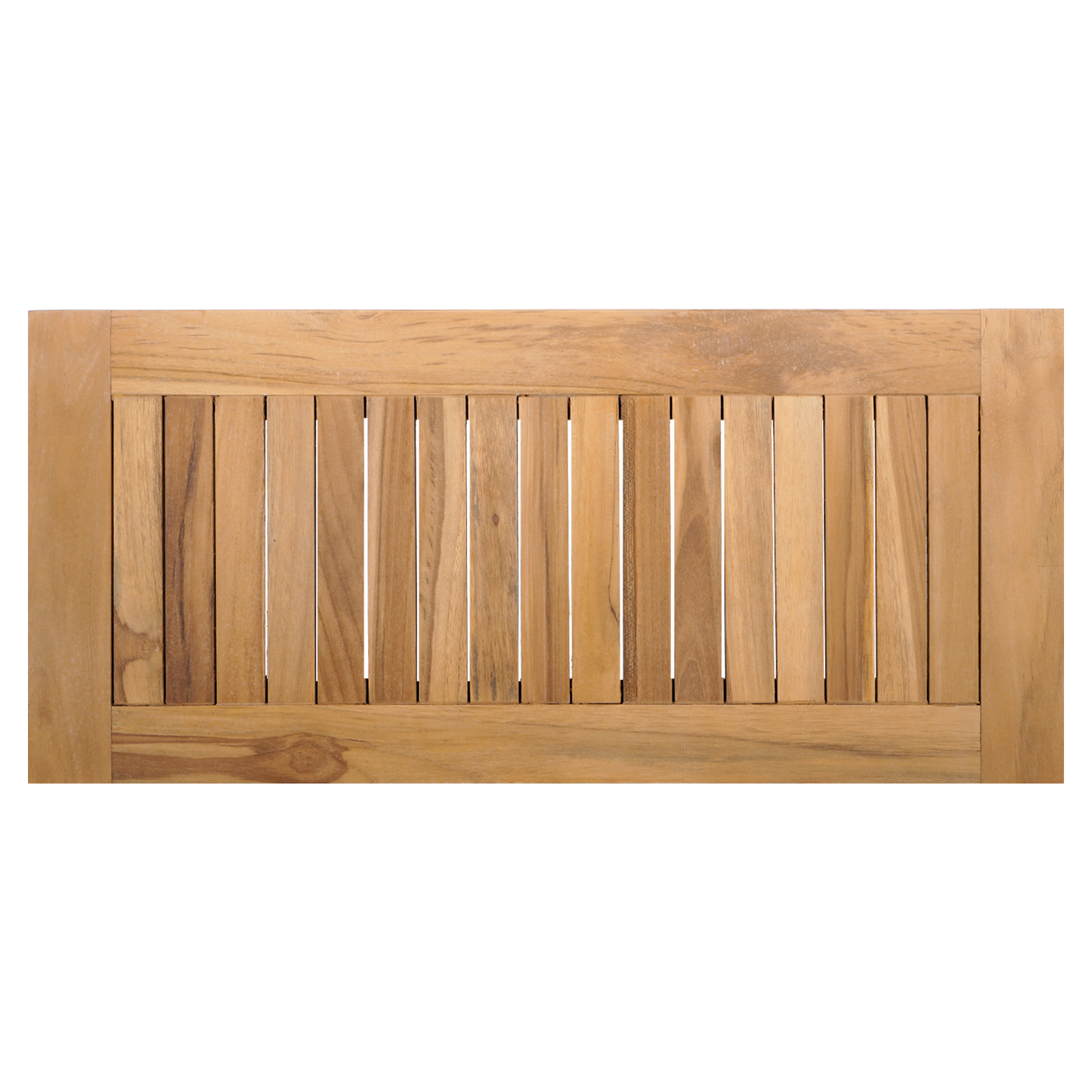 2 Piece Garden Bench Set Solid Wood Teak