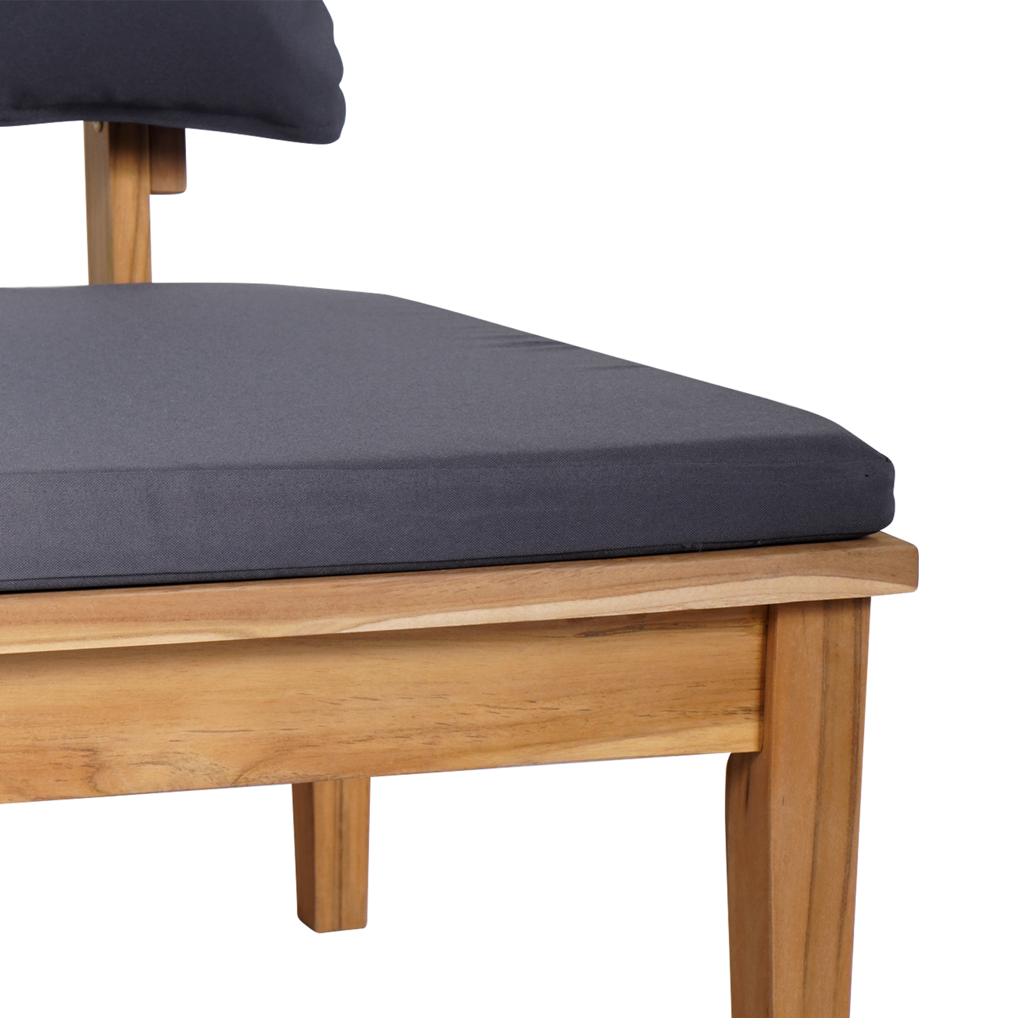 2 Piece Garden Bench Set Solid Wood Teak