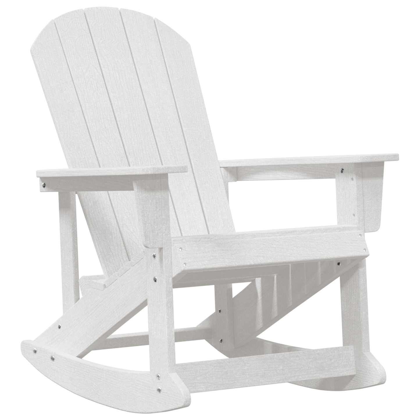 Adirondack Rocking Chair White 73.5x92x90 cm HDPE