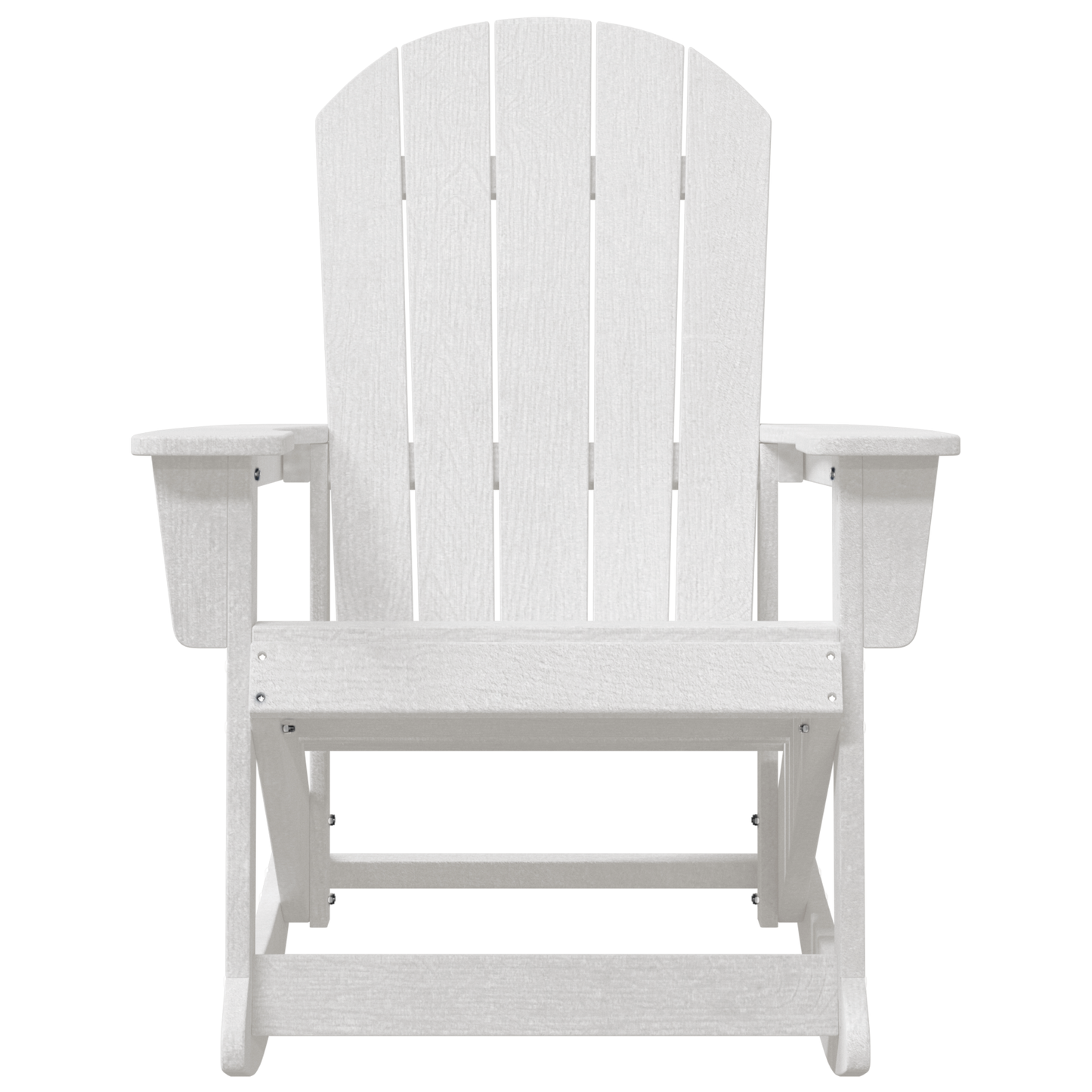 Adirondack Rocking Chair White 73.5x92x90 cm HDPE