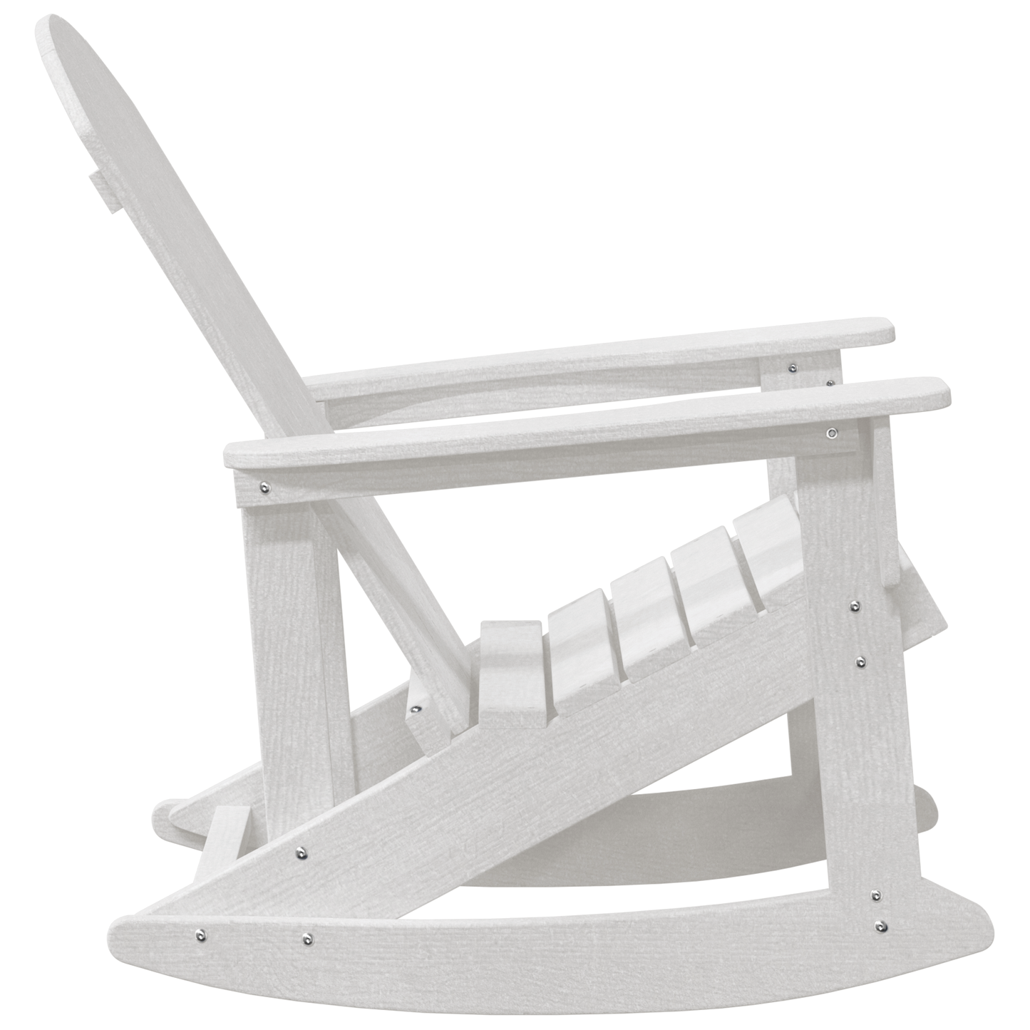 Adirondack Rocking Chair White 73.5x92x90 cm HDPE