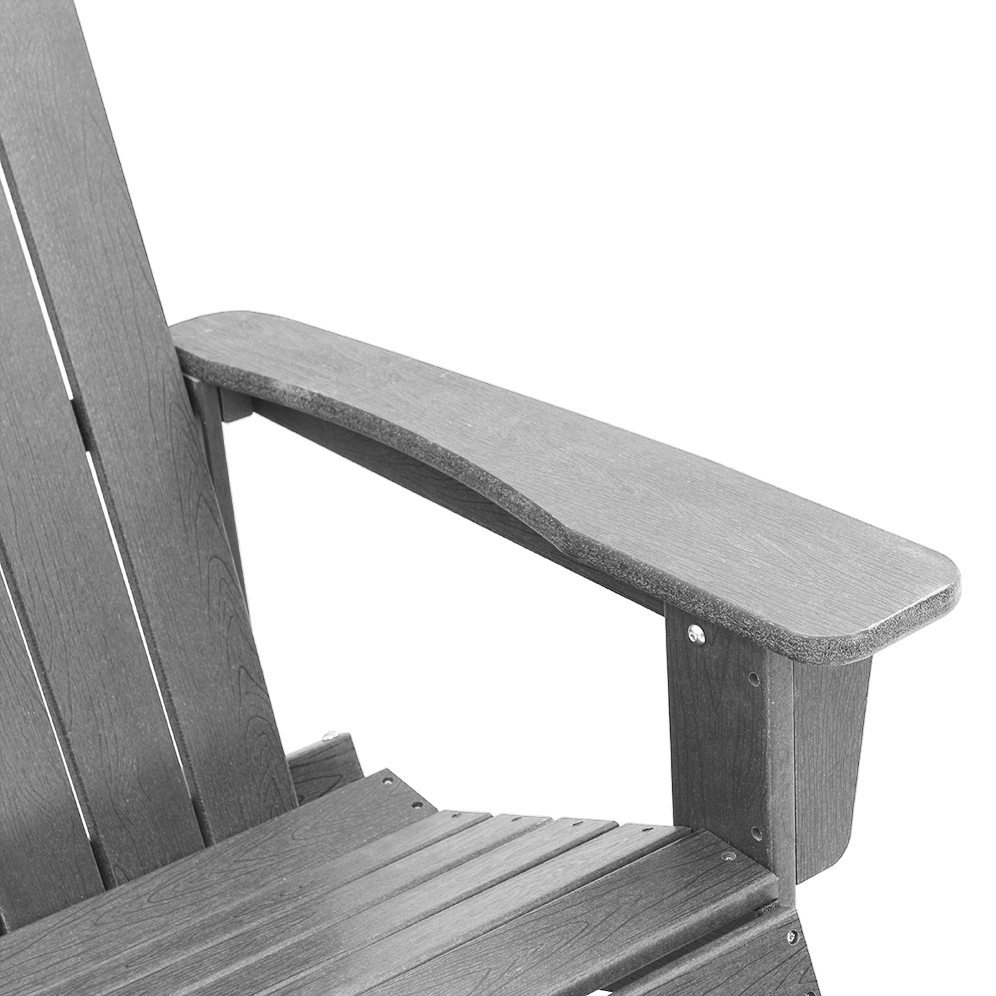 Adirondack Rocking Chair Light Grey 73.5x92x90 cm HDPE