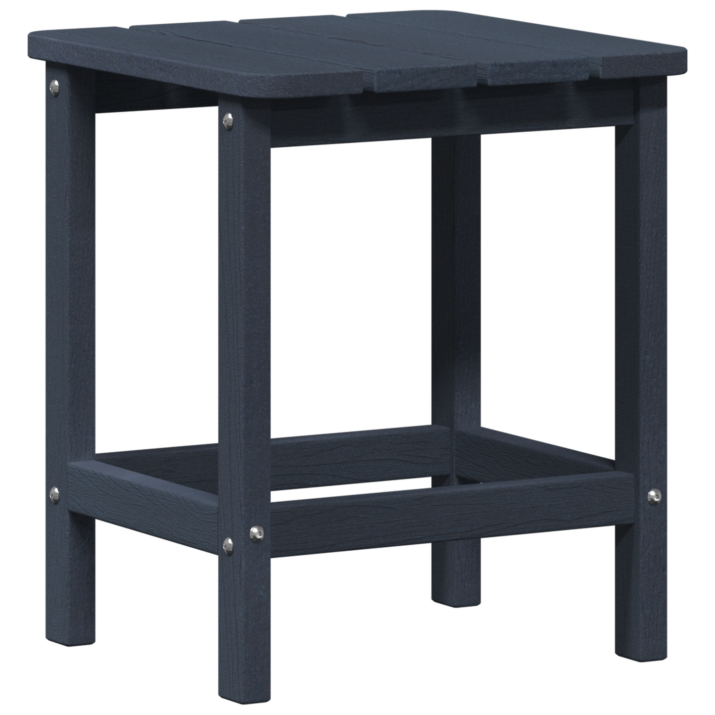 Adirondack Side Table Navy Blue 38x38x46 cm HDPE