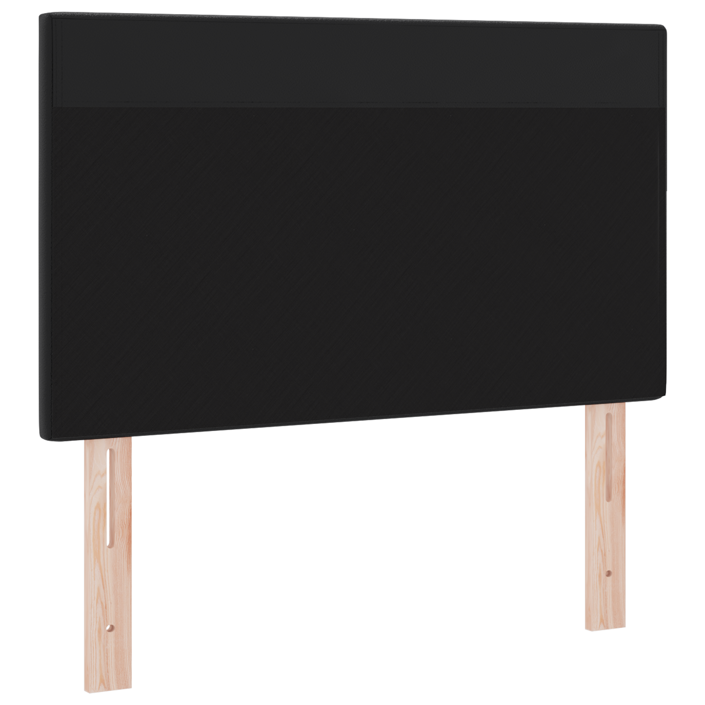 Headboard Plain Design Black 90 cm Faux Leather