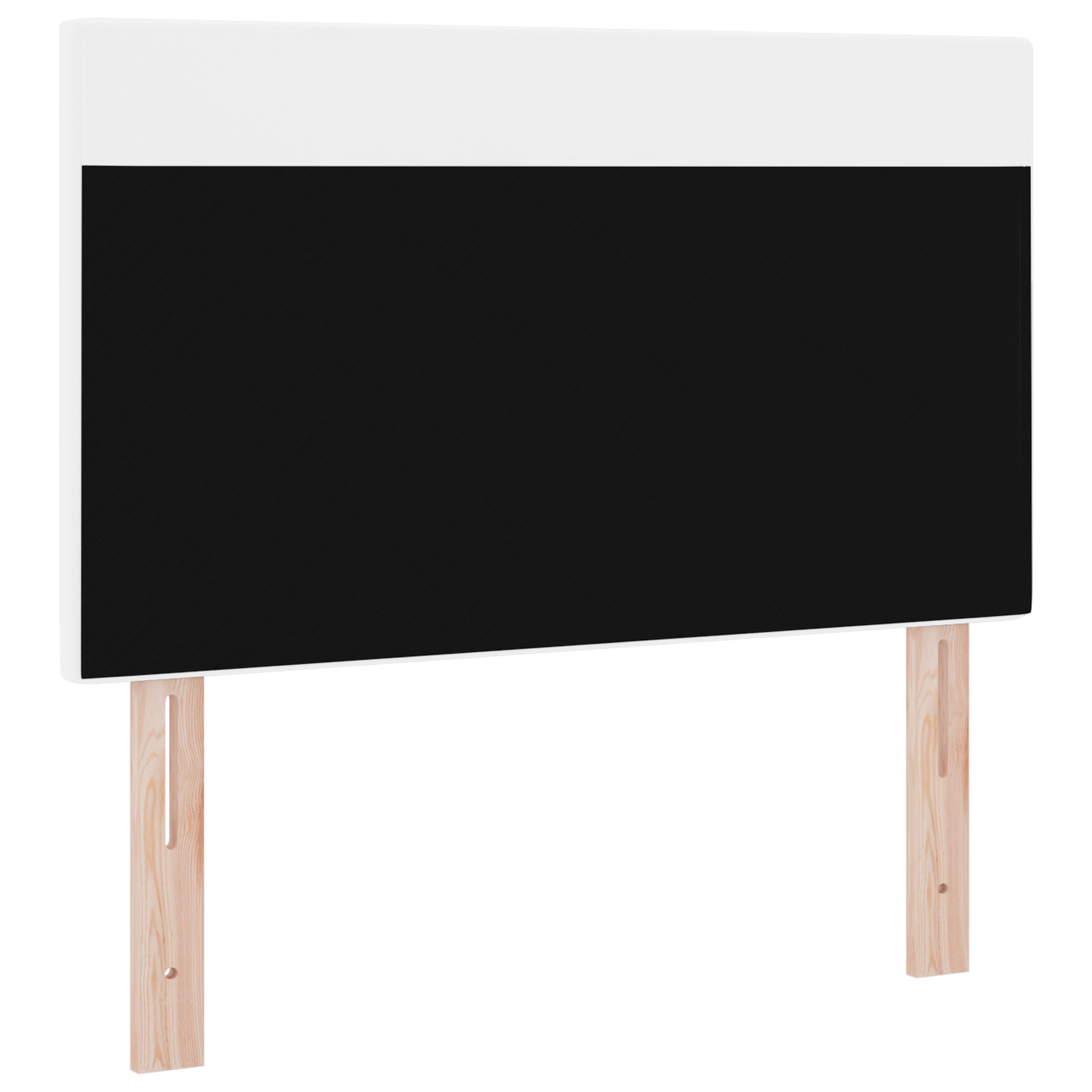 Headboard Plain Design Pure White 100 cm Faux Leather
