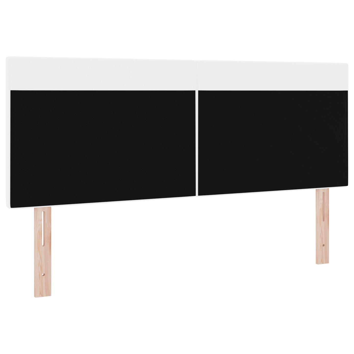 Headboard Plain Design Pure White 140 cm Faux Leather