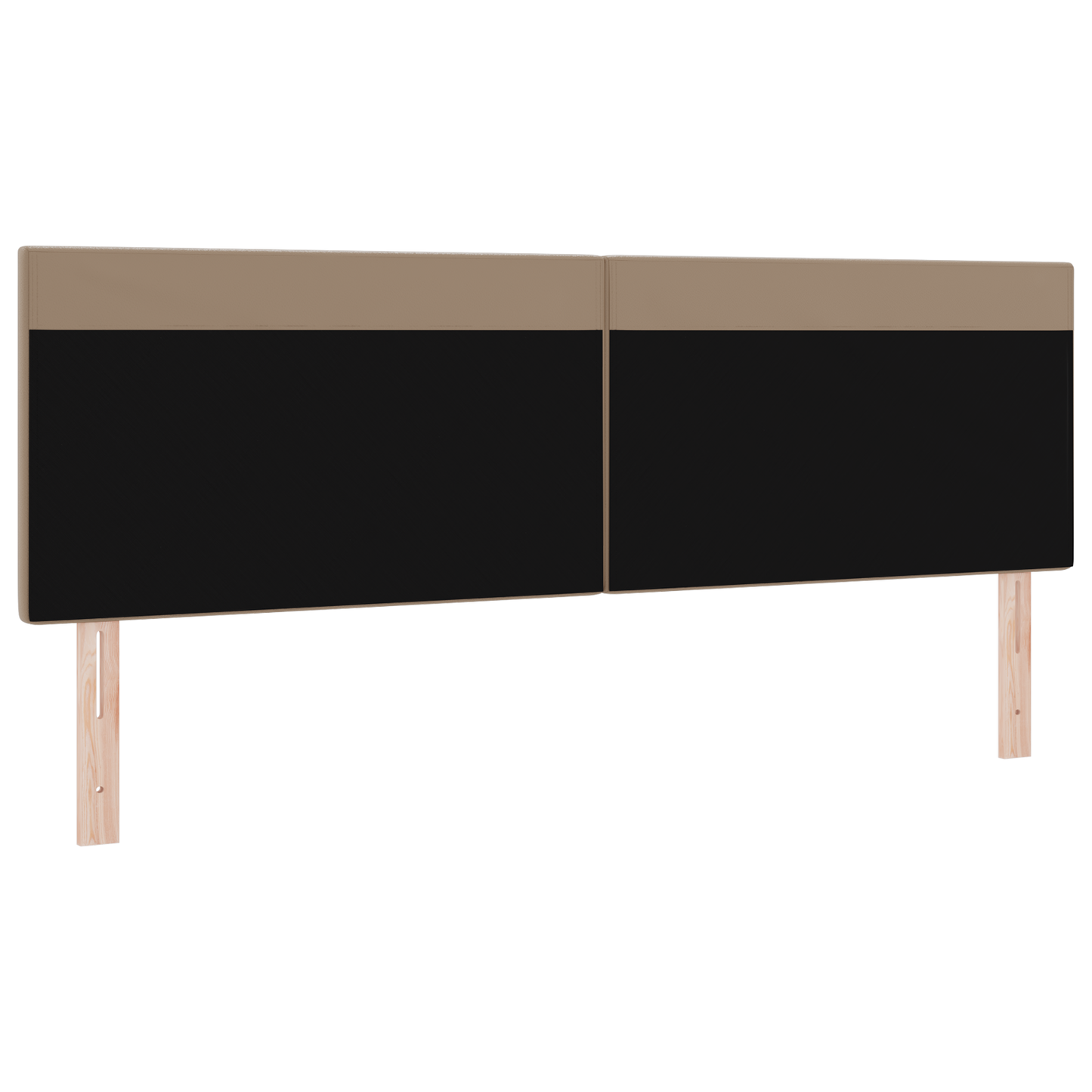 Headboard Plain Design Cappuccino 180 cm Faux Leather