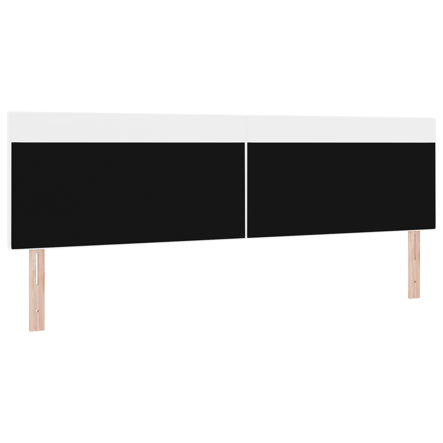 Headboard Plain Design Pure White 200 cm Faux Leather