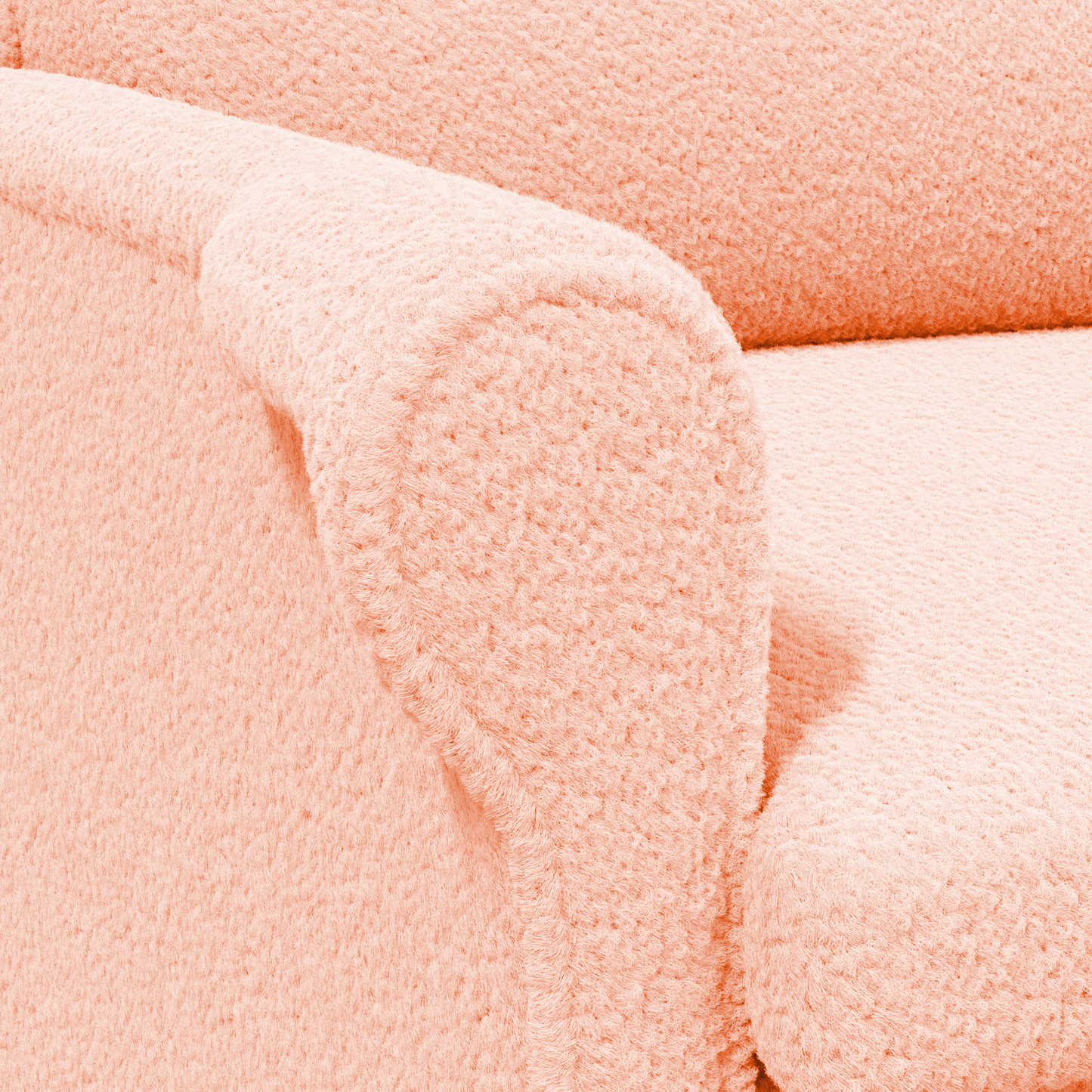 Ergonomic Armchair Pink Fabric, Wood Medium Ergonomic