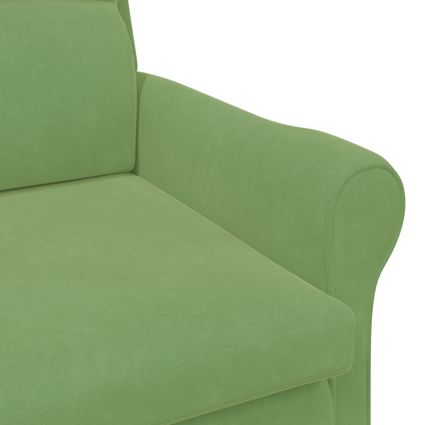 Light Green Armchair Light green Fabric, Wood