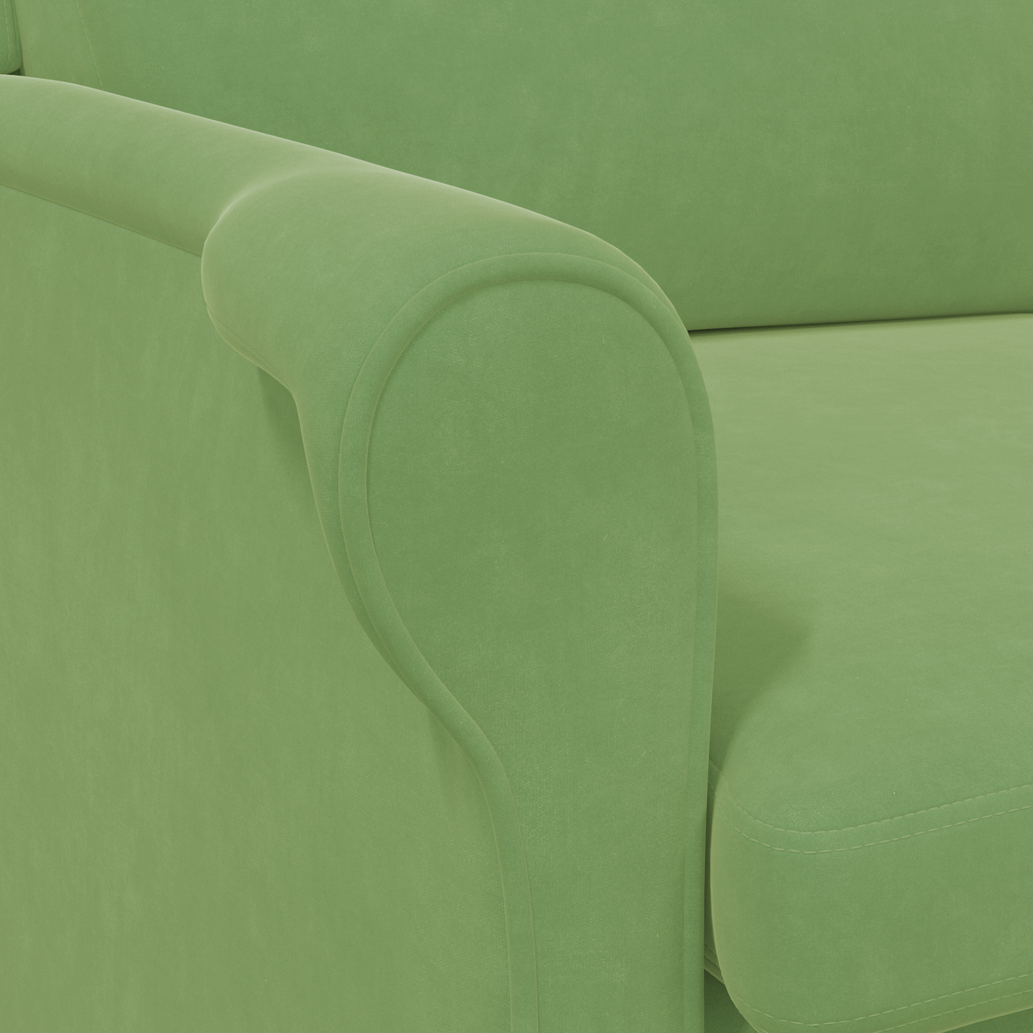 Light Green Armchair Light green Fabric, Wood