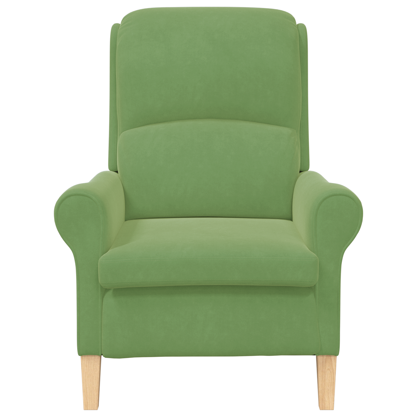 Light Green Armchair Light green Fabric, Wood