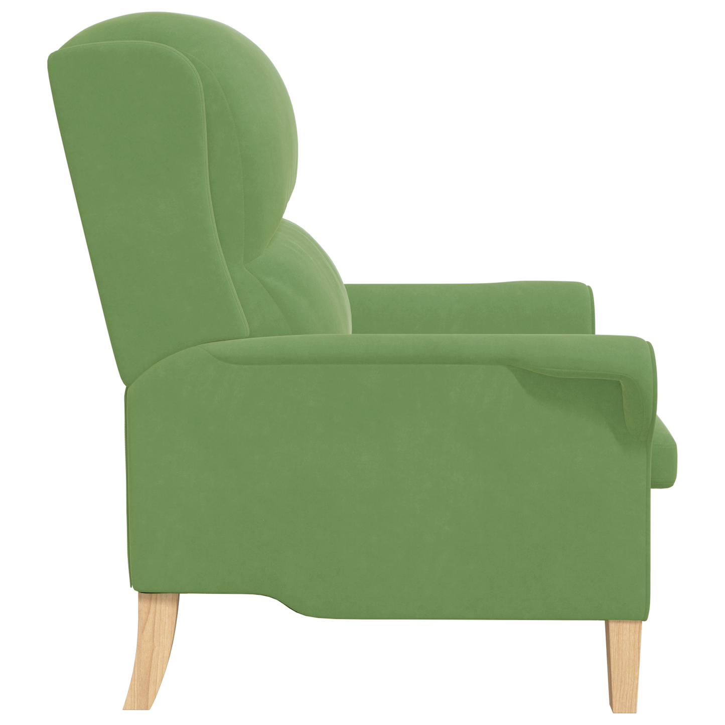 Light Green Armchair Light green Fabric, Wood
