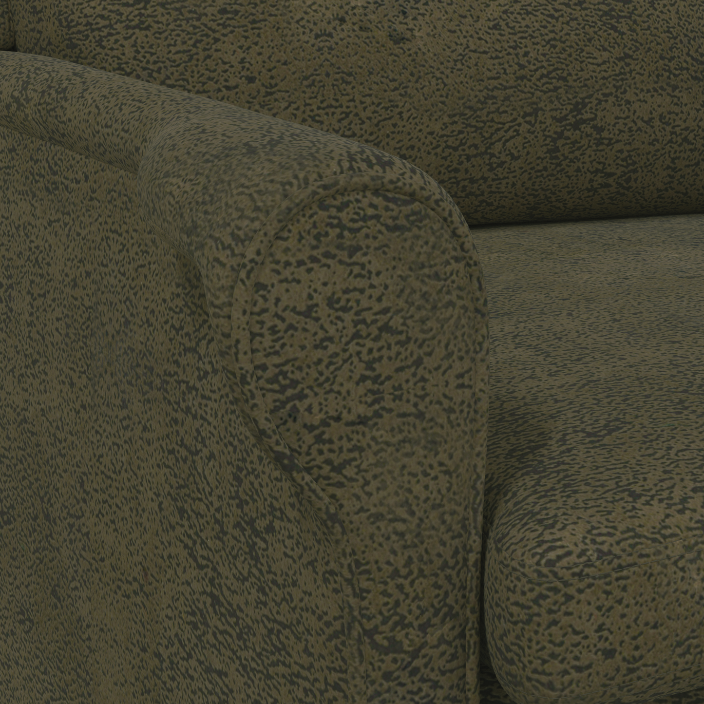 Contemporary Armchair Army green Fabric, Wood Medium Ergonomic