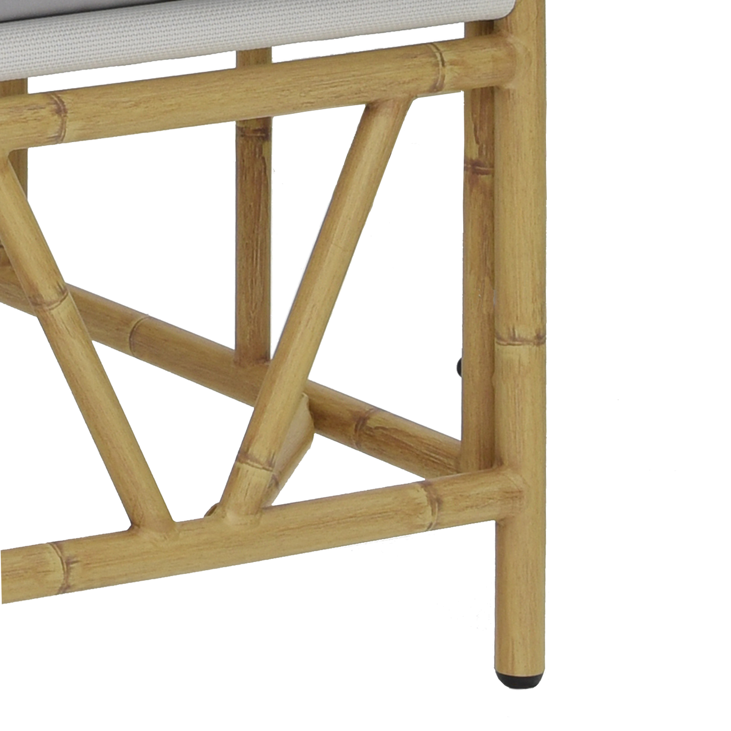 Garden Bench with Cushion 110x80x71 cm Steel