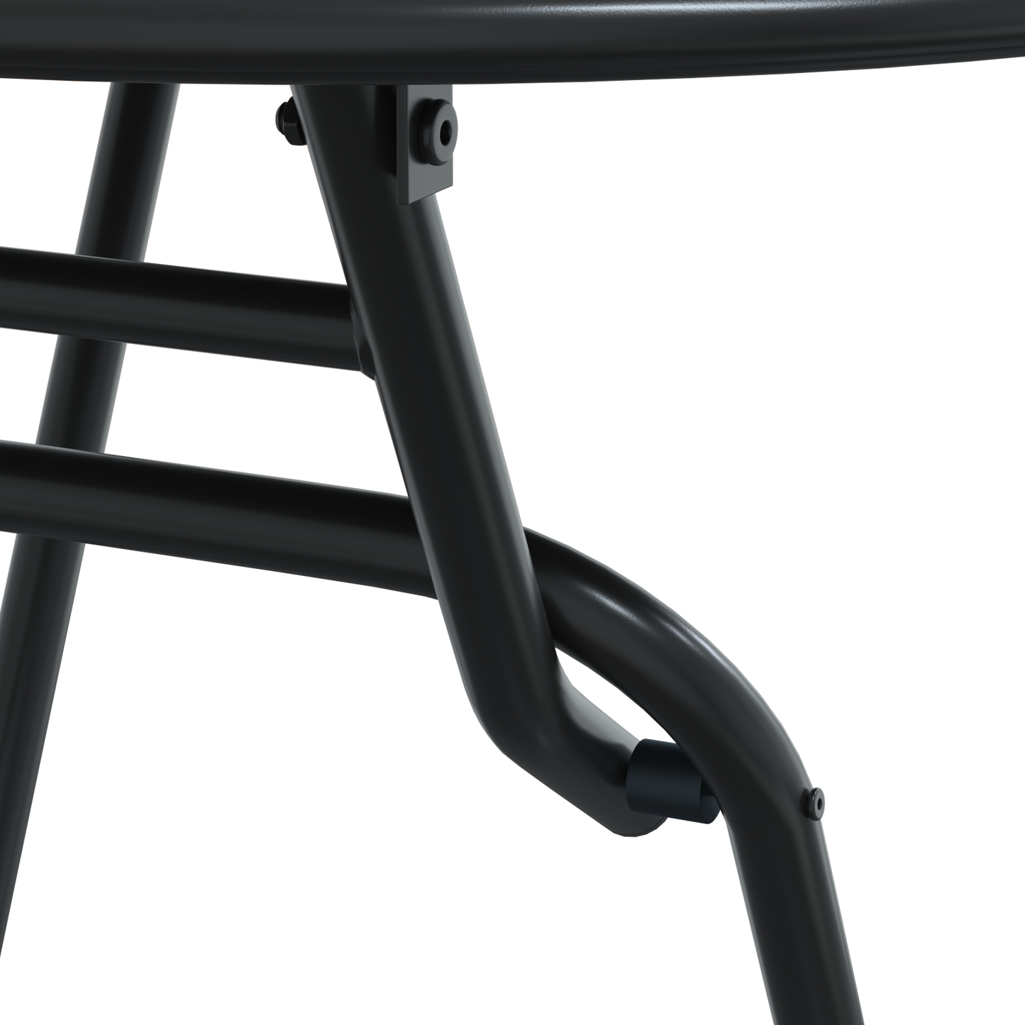 3 Piece Folding Bistro Set Anthracite Steel