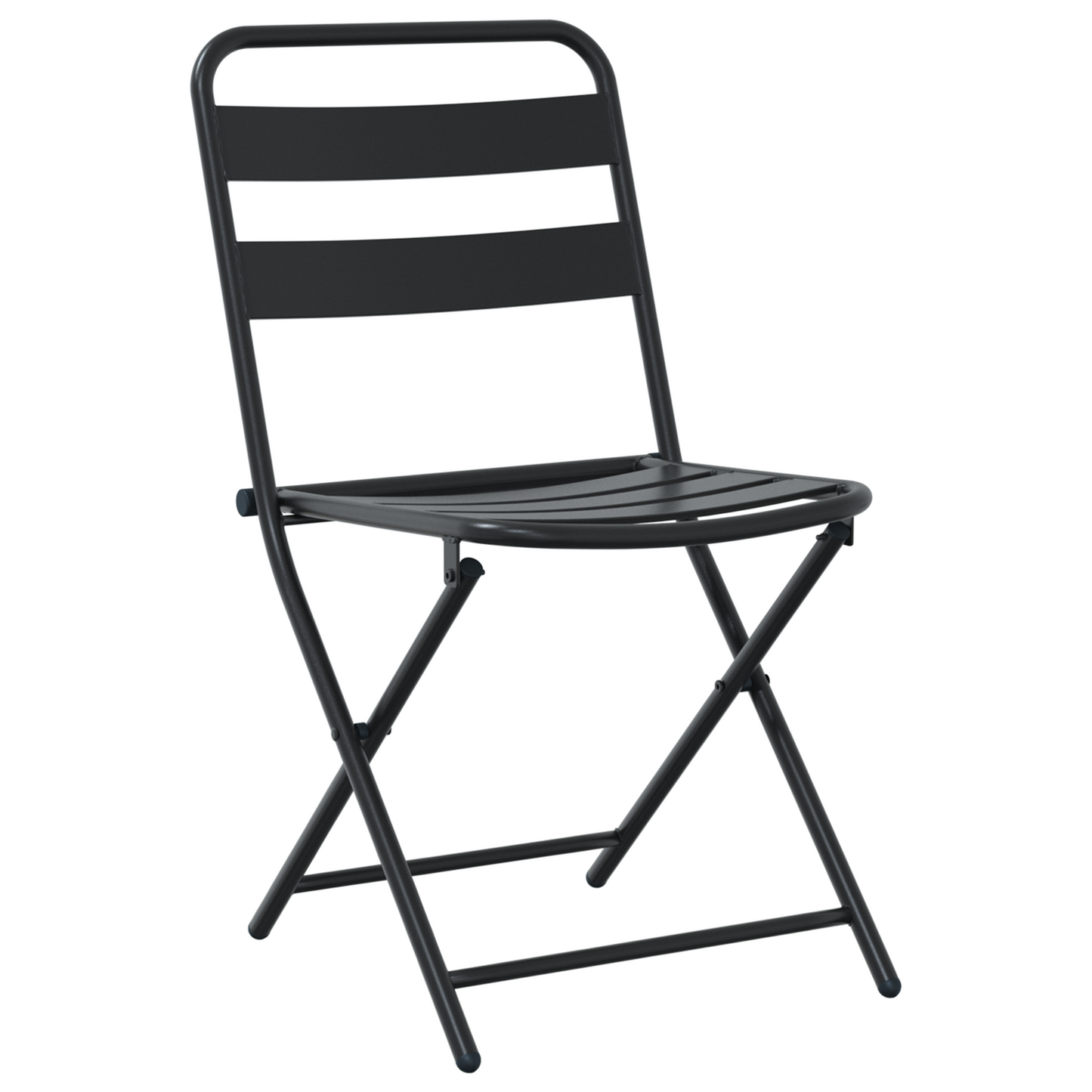 3 Piece Folding Bistro Set Anthracite Steel