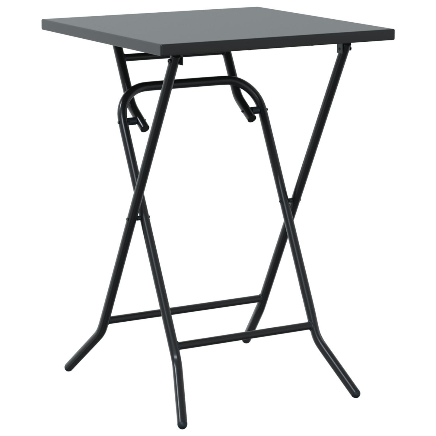 3 Piece Folding Bistro Set Anthracite Steel