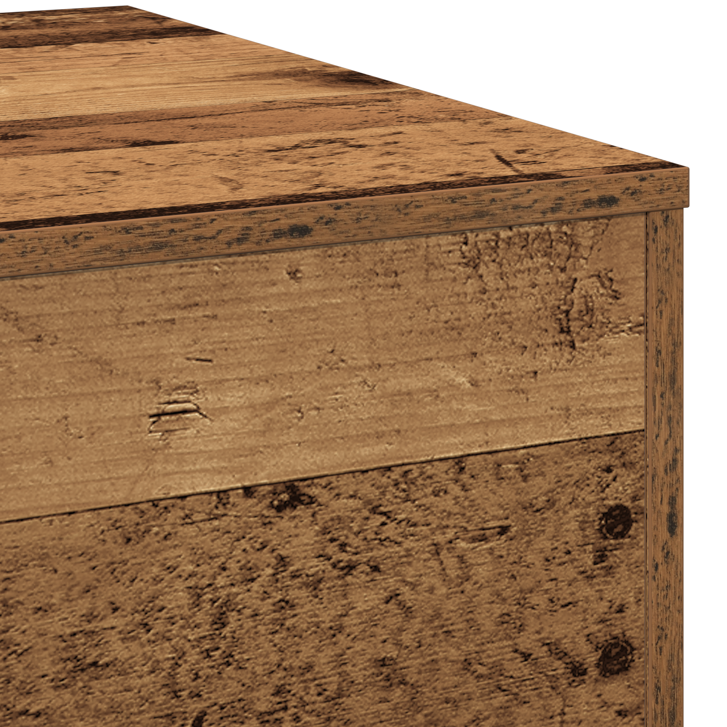 Coffee Table, Old Wood, 55x55x31 cm, Engineered Wood