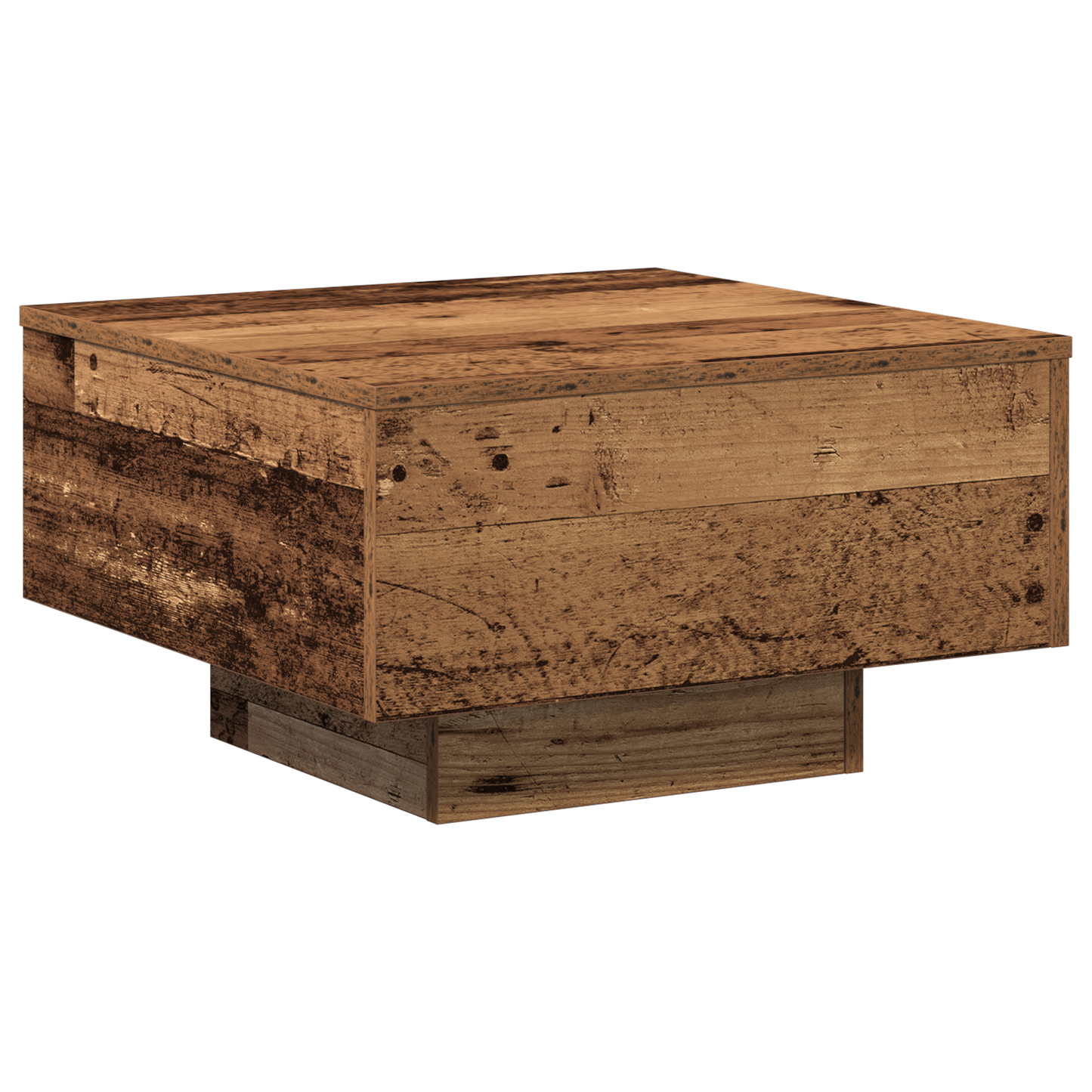Coffee Table, Old Wood, 55x55x31 cm, Engineered Wood