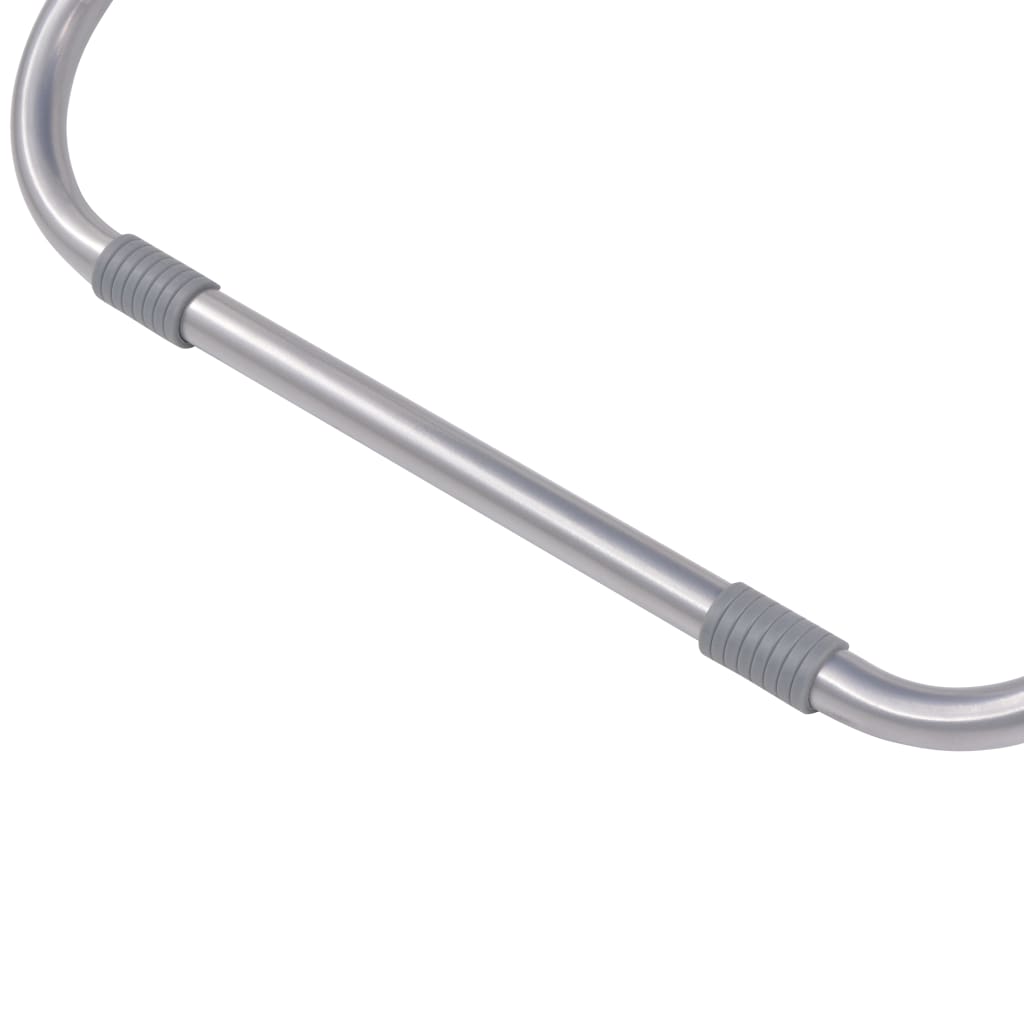 Steel Grey Reclining Deck Chairs - Set of 2, Durable & Stylish