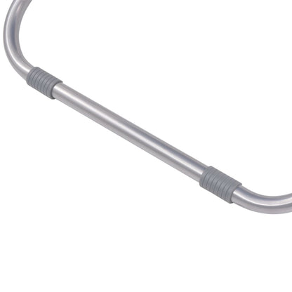 Steel Grey Reclining Deck Chairs - Set of 2, Durable & Stylish