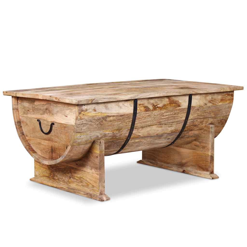 Coffee Table Solid Mango Wood 88x50x40 cm