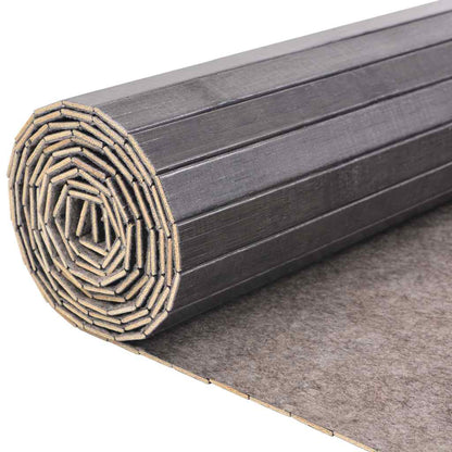 Bamboo Room Divider in Grey - 250x165 cm, Elegant Privacy Screen