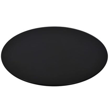 Round Clear Tempered Glass Table Top - 300mm Diameter