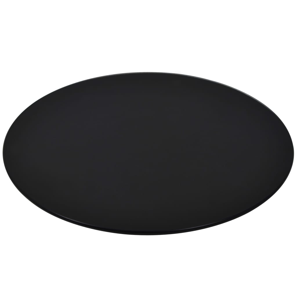 Round Tempered Glass Table Top 600mm - Clear, Durable & Stylish