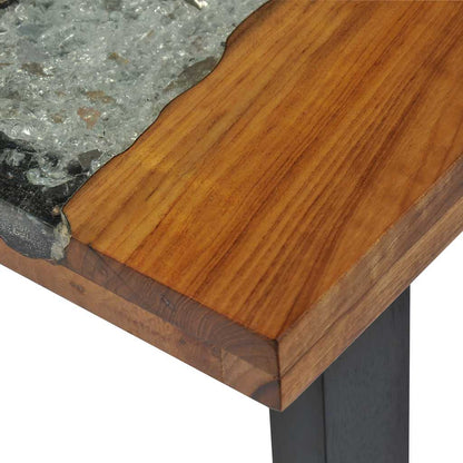 Console Table Teak 100x35x75 cm