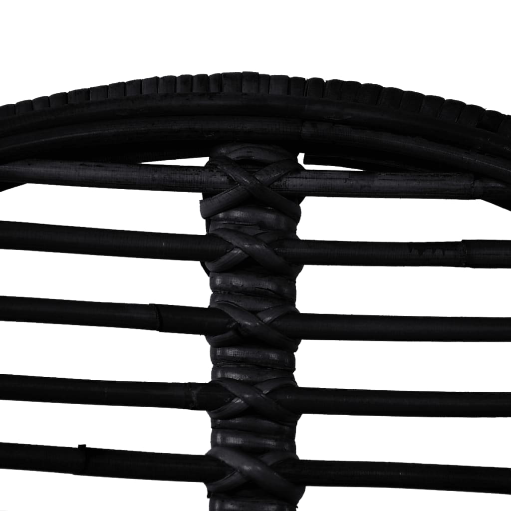 Set of 2 Natural Rattan Dining Chairs - Elegant & Sturdy