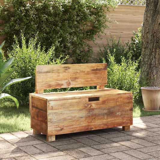 Elegant Solid Mahogany Wood Bench - 86x40x60 cm