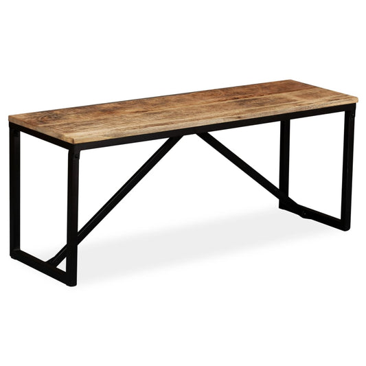 Mango Wood Bench 110x35x45 cm – Solid, Stylish Seating Solution