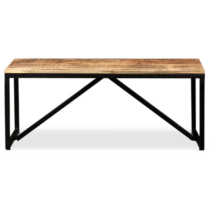 Mango Wood Bench 110x35x45 cm – Solid, Stylish Seating Solution