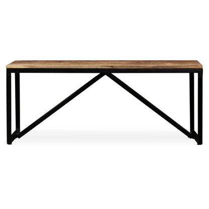 Mango Wood Bench 110x35x45 cm – Solid, Stylish Seating Solution