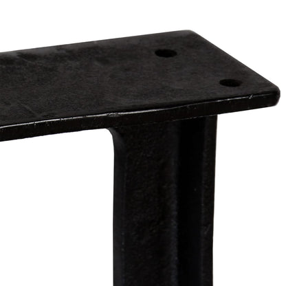 A-Frame Cast Iron Bench Legs 2 pcs – Durable Black Metal Supports
