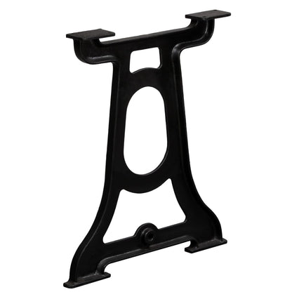 Durable Cast Iron Y-Frame Dining Table Legs, Set of 2