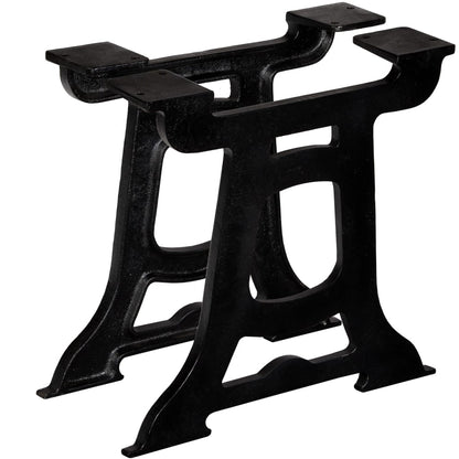 Cast Iron Y-Frame Coffee Table Legs 2 pcs - Durable & Stylish