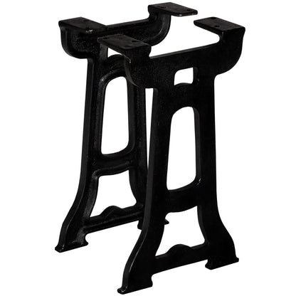 Cast Iron Y-Frame Bench Legs 2 Pcs - Durable & Stylish Support