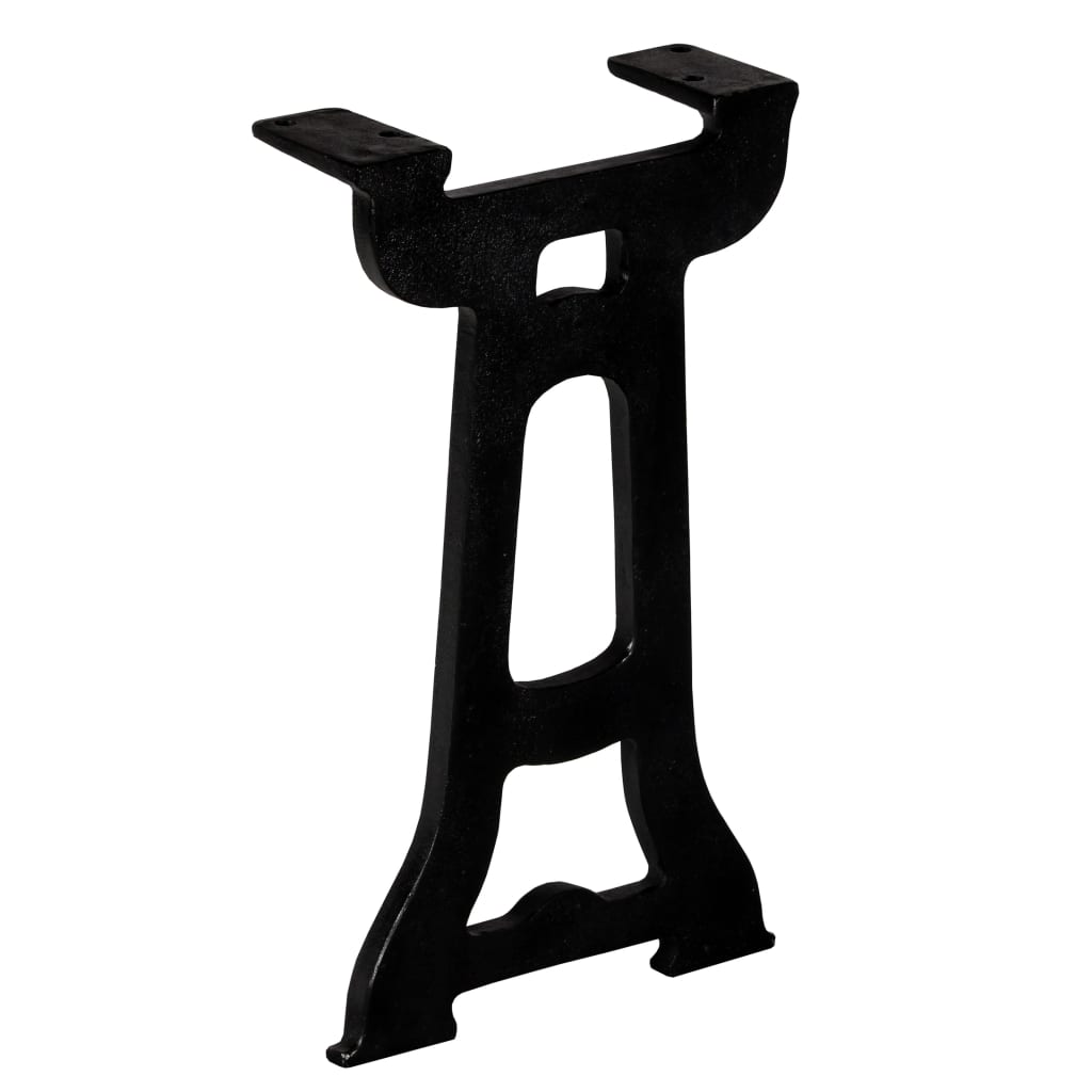 Cast Iron Y-Frame Bench Legs 2 Pcs - Durable & Stylish Support