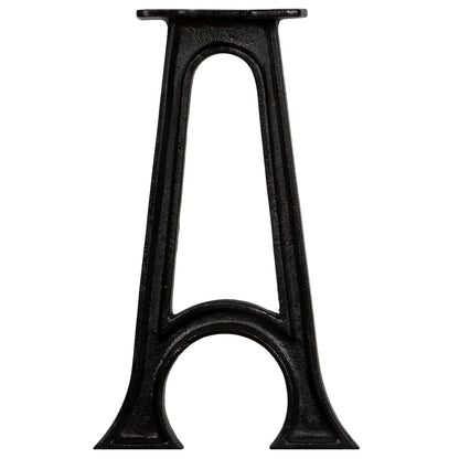 Arched A-Frame Cast Iron Bench Legs 2pcs - Durable & Stylish