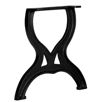 X-Frame Cast Iron Coffee Table Legs, Set of 2 - Durable & Stylish