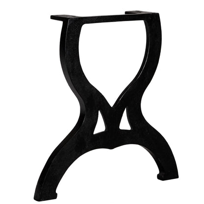 X-Frame Cast Iron Coffee Table Legs, Set of 2 - Durable & Stylish