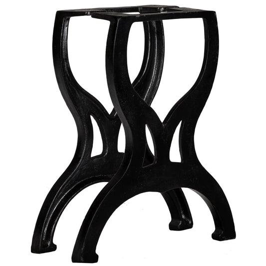 X-Frame Cast Iron Bench Legs 2 Pcs - Durable & Stylish Support